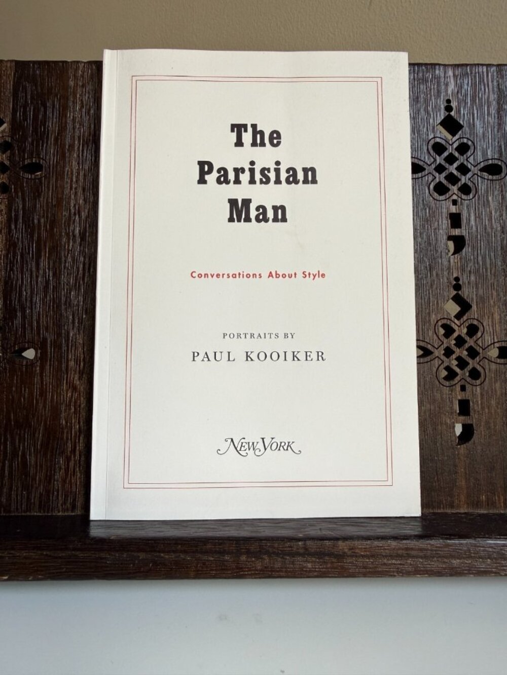 The Parisian Man Paul Kooiker Fashion Photography Book Style Paris Dior